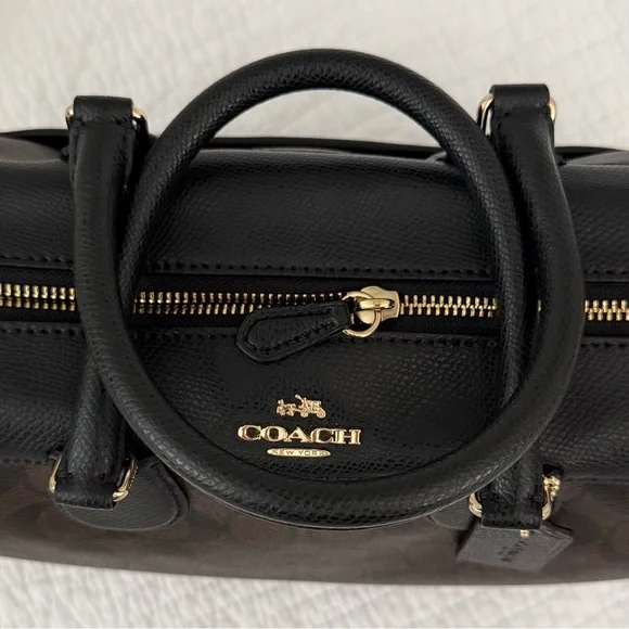 Coach Bennett Satchel Bag in Signature - Picture 16 of 16